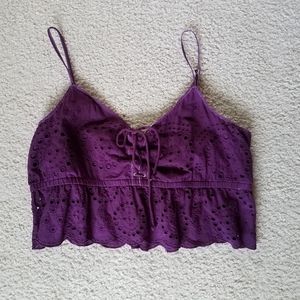 ✨️LAST CHANCE✨️ AE Hand Dyed Eyelet Bralette